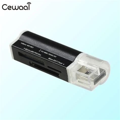 Cewaal Portable Card Reader Adapter All In One Multifunction Memory ...