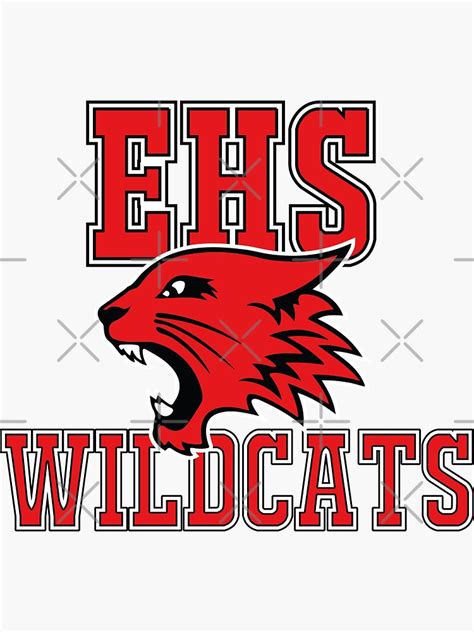 "East High School Wildcats" Sticker for Sale by mavydesigns | Redbubble