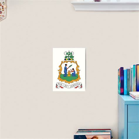 "Coat of Arms of Saint Vincent & the Grenadines " Art Print for Sale by ...