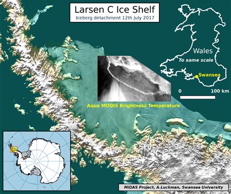 Iceberg About the Size of Delaware Breaks off Antarctica - NBC News