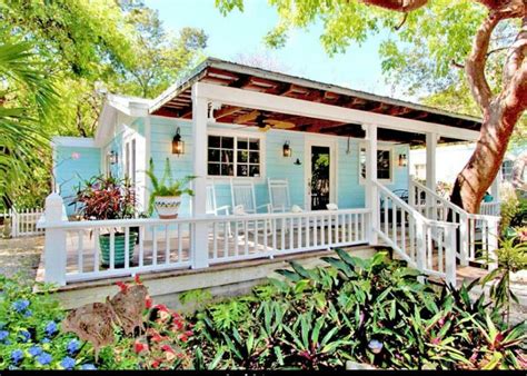 Key West Style exterior bright colors with wrap around porch | Beach ...