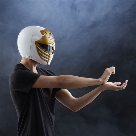 Lightning Collection Mighty Morphin White Ranger Helmet - PWRRNGR