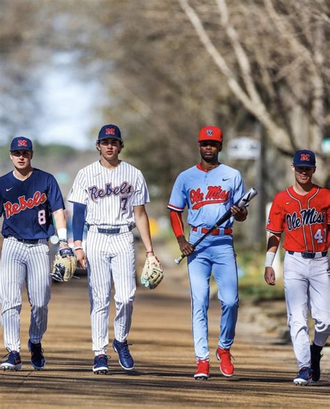 Ole Miss Baseball Holds Uniform Photoshoot on Oxford Square - The Grove ...