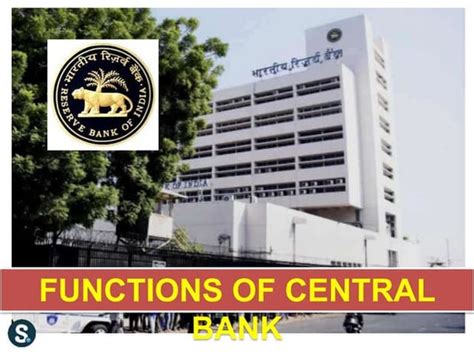 Central bank of india and its functions