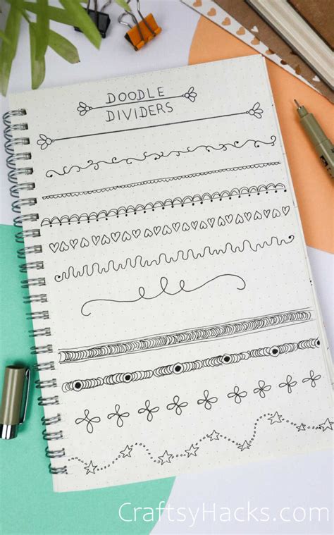 17 Bullet Journal Divider Ideas - Craftsy Hacks