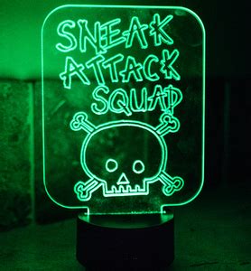 Sneak Attack Squad Multi Colored Night Light. – The Extreme Toys Store