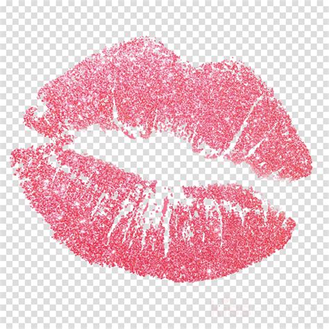 Download Transparent Glitter Lips Png Clipart Lip Gloss Lipstick - Pink ...