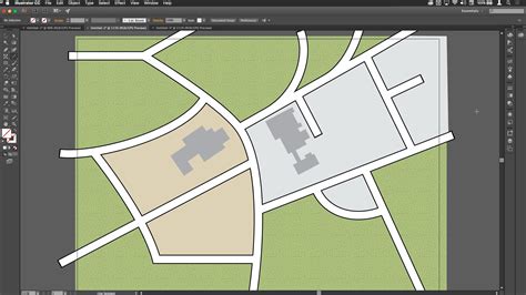 Drawing Roads on Simple Maps in Illustrator | Illustrator tutorials ...