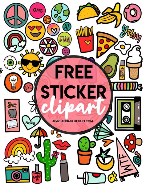 Free Printable Stickers - Planner Stickers - Pineapple Paper Co.