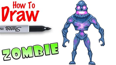 How to Draw Zombie | Fortnite - YouTube