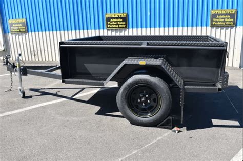 6X4 Un Braked Heavy Duty High Sided Box Trailer - Adelaide Trailer Sales