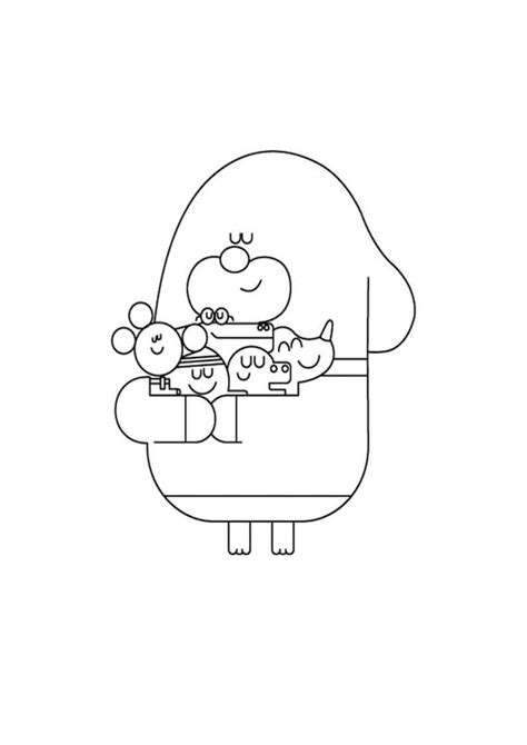 Hey Duggee Colouring Pages 7 - Etsy UK