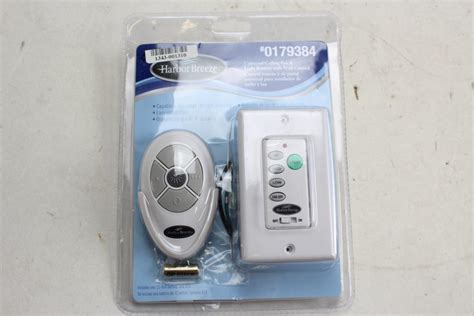 Harbor Breeze Universal Ceiling Fan Remote Control Light Wall Receiver ...