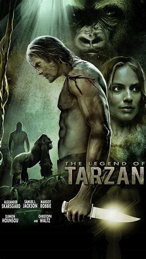 Download The Legend Of Tarzan Movie Poster Wallpaper | Wallpapers.com