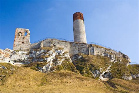 Olsztyn Castle, Poland. stock image. Image of architecture - 31568869