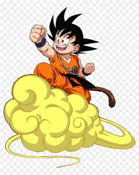 Find hd Dragon Ball Nimbus Cloud - Kid Goku On Nimbus, HD Png Download ...