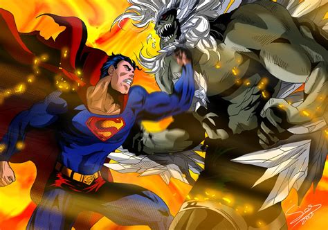 Superman and Doomsday by Sersiso on DeviantArt