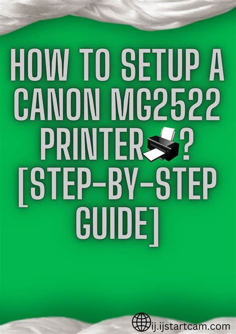 How To Setup A Canon MG2522 Printer? [Step-By-Step Guide] - WriteUpCafe.com