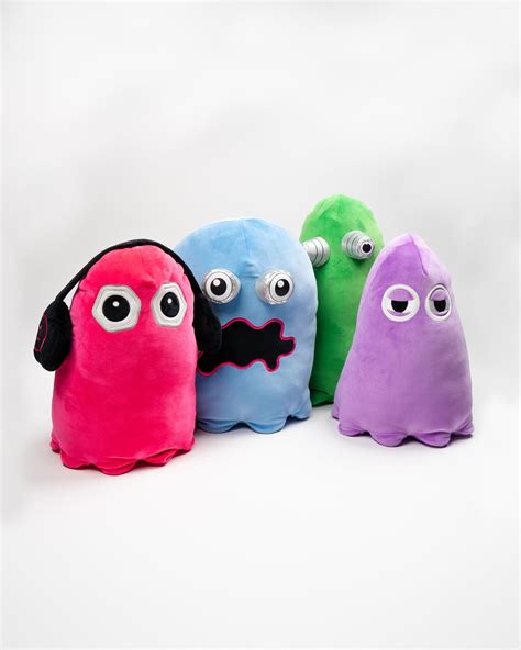 PINK-Rainbow Ghosts Softy-Sqwishy Plushie – Shopadley