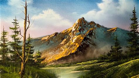 How To Paint A Beautiful Mountain Landscape In Oil - Paintings By ...