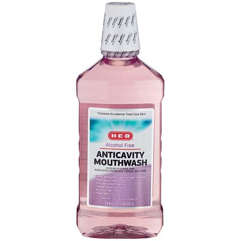 H-E-B Alcohol Free Anticavity Mouthwash - Shop Oral Hygiene at H-E-B