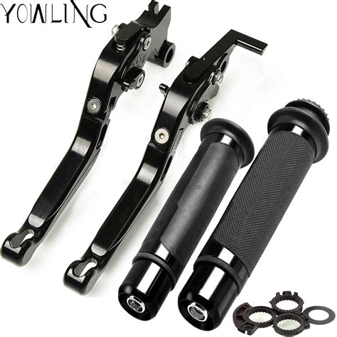 Motorcycle Accessories Folding Extendable Brake Clutch Levers Handlebar ...