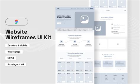 Website Wireframes UI Kit – Free Figma Resources, Tools and Templates