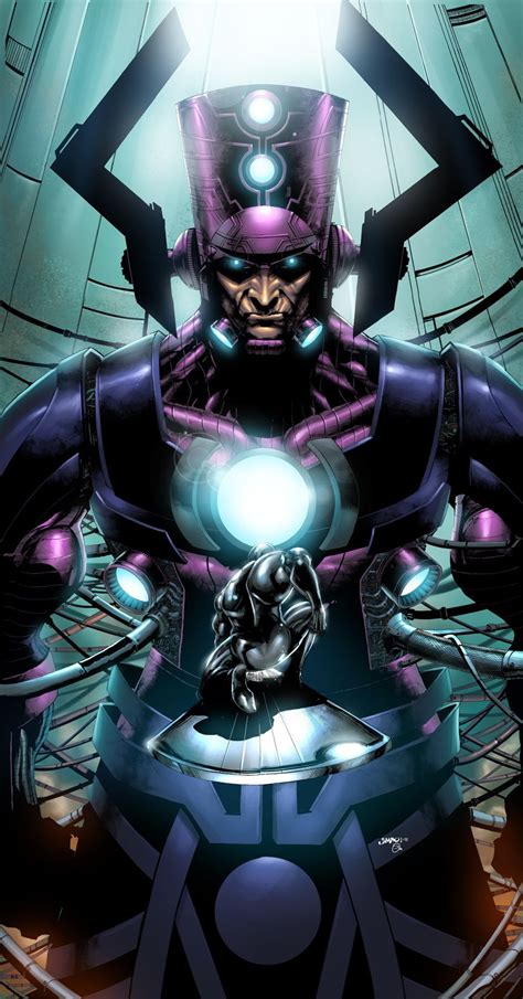 Galactus | Silver Surfer | Jimbo Salgado | Omi Remalante Marvel Artwork ...