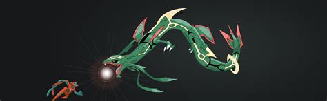 [2880x900] My Attempt at a Rayquaza vs. Deoxys Wallpaper, I'm not the ...