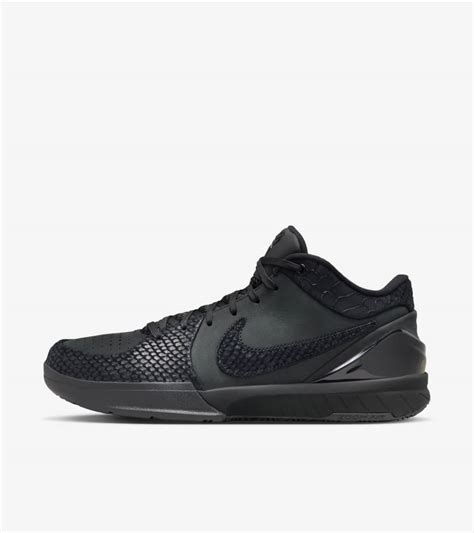 Kobe 4 Protro 'Black' (FQ3544-001) release date. Nike SNKRS