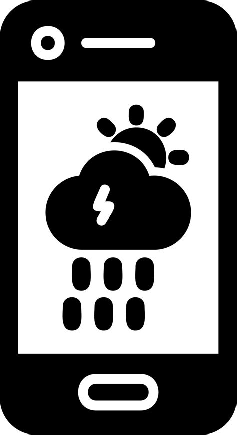 Weather App Vector Icon 21067138 Vector Art at Vecteezy