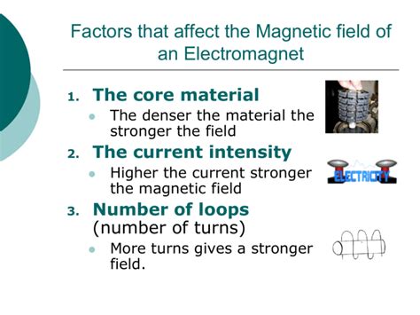 Factors Affecting Magnetization