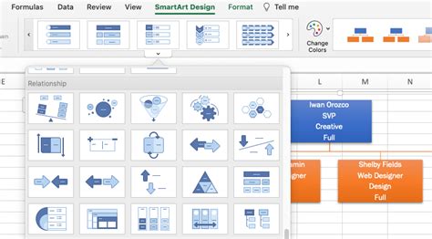 Org Chart Excel Template