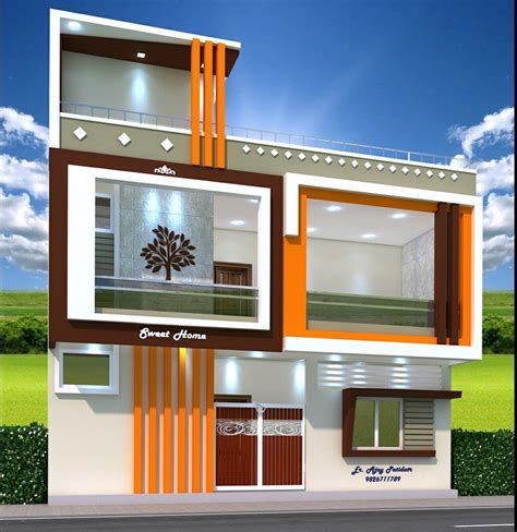 Village Normal house front elevation designs Ideas 2023 - Arch Articulate