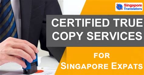 Certified True Copy Service Singapore | Certify True Copy of Documents