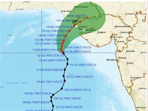 Cyclone Biparjoy live tracker: Check out its path across Gujarat ...