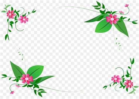 Border Transparent Floral Logo Design - bmp-review