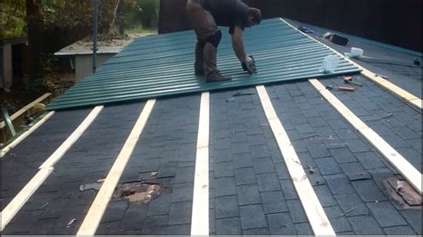 How To Metal roof for cheap - YouTube