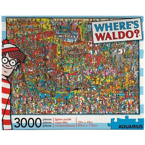 Where's Waldo 3000 Piece Jigsaw Puzzle by Aquarius | RetroFestive.ca