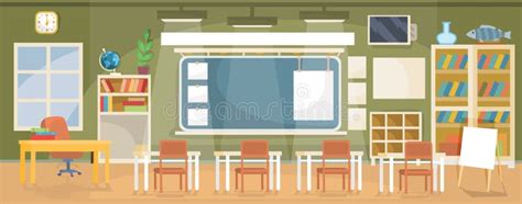 Almost Empty Classroom Clipart