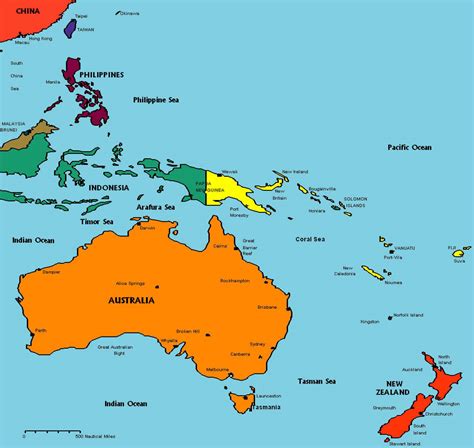 Freightbrain International Ltd » australia-oceania-map