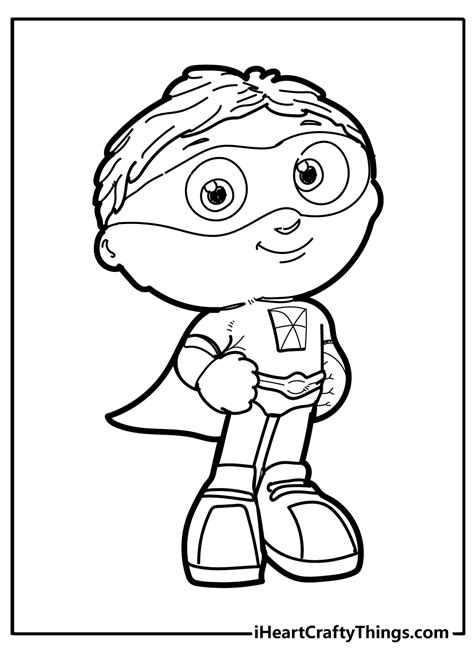 Pen Coloring Page Super Why Coloring Pages | Porn Sex Picture