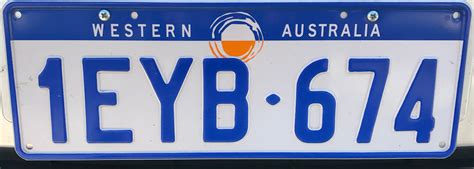 File:General issue vehicle registration plate of Western Australia ...