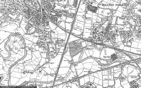 Old Maps of Cheadle Heath, Greater Manchester