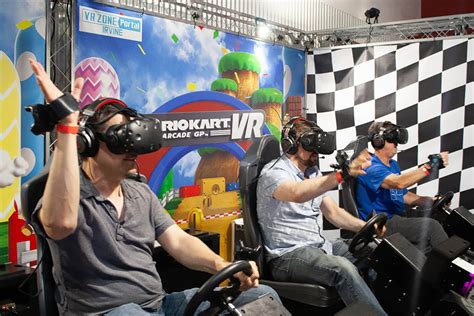 Mario Kart Arcade GP VR Takes Off in Irvine, CA with HTC VIVE