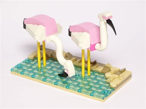 Andean Flamingo .1:10 Scale LEGO Model | Lego animals, Cool lego ...