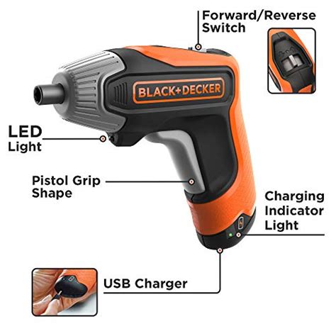 beyond by BLACK+DECKER 4V MAX* Cordless Screwdriver, Fast Charge, 1 ...