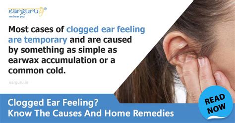 Clogged ear feeling? Know the causes and home remedies