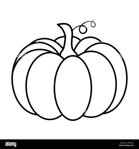 Outline Of Pumpkin Clip Art