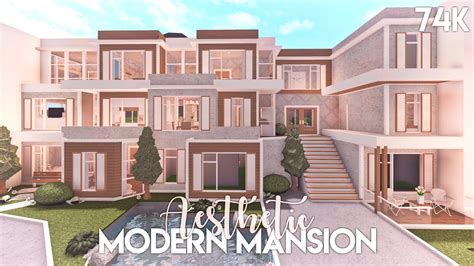 Aesthetic Modern Mansion | Bloxburg Build - YouTube